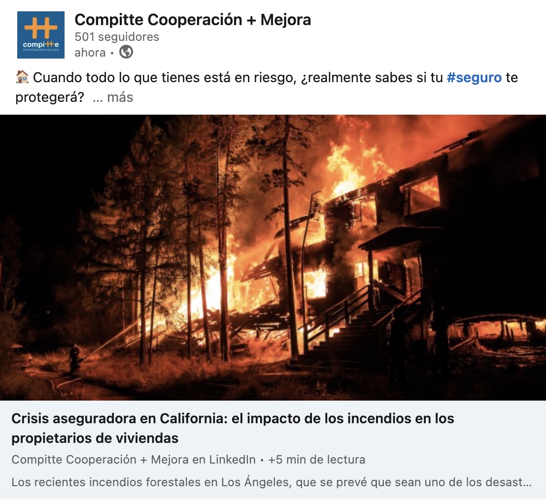 27 enero- Incendios California